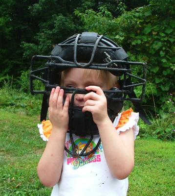I'll be a catcher!! Just have to figure out how to catch the ball while holding the mask!