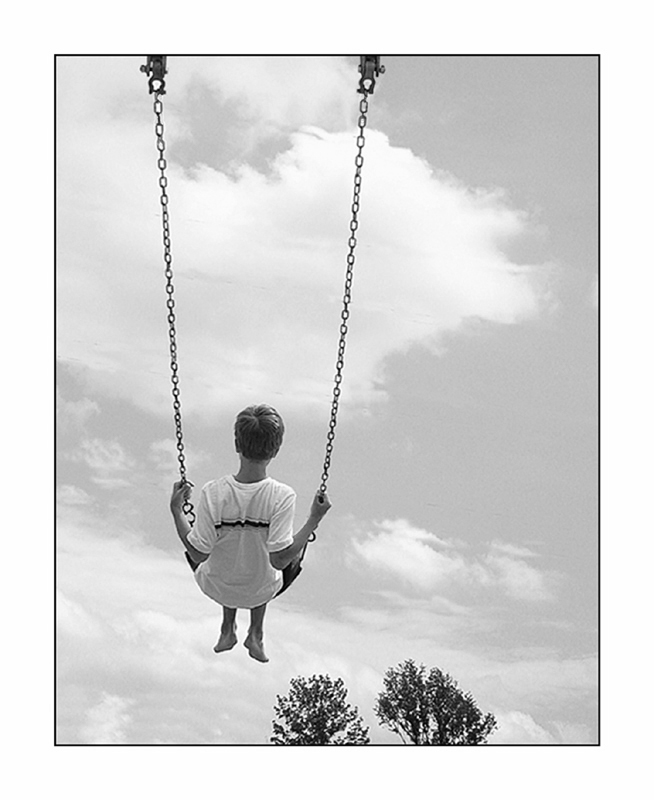 Up,Up, and Away (B&W)