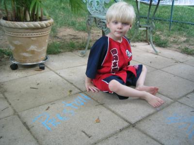 wilson with chalk.JPG