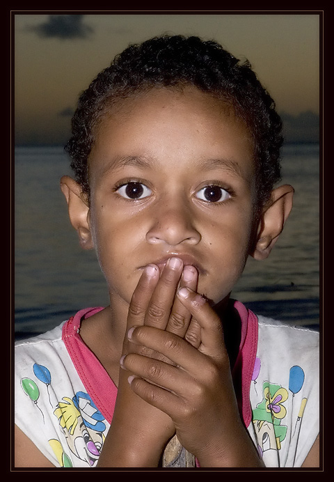 Native Fijian Girl on Kadavu
