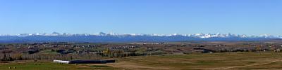 Rocky Mountains west of Calgary