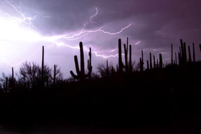 Tucson Monsoon Lightning