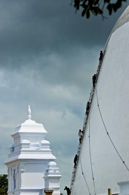 New sport - scaling stupas