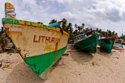 Beached boats.....