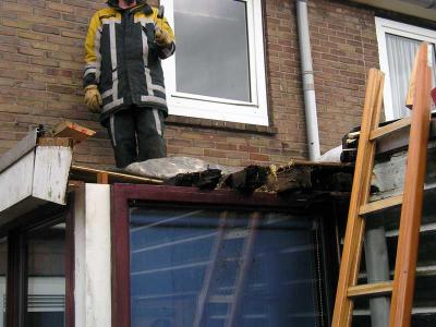 Brandje Subenharastraat. 6 juni 2005