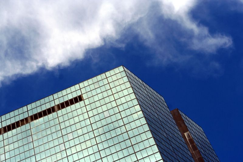 Hancock Tower and Cloud, Boston