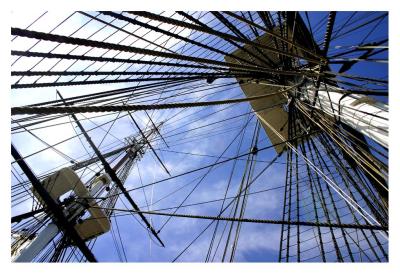 6/23: Rigging of the USS Constitution