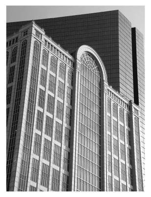 500 Boylston & Hancock II - b&w