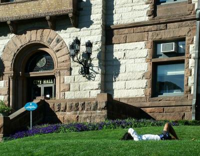 Cambridge - Relaxing at City Hall II