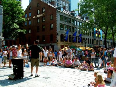 Street Performer at Quincy Market