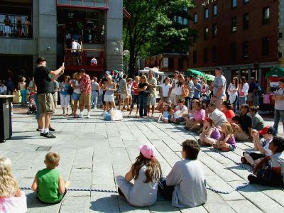 Street Performer in Quincy Market II