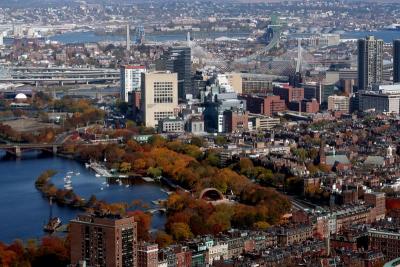 Fall on Boston's Esplanade