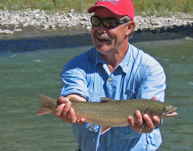Some guy with a fish