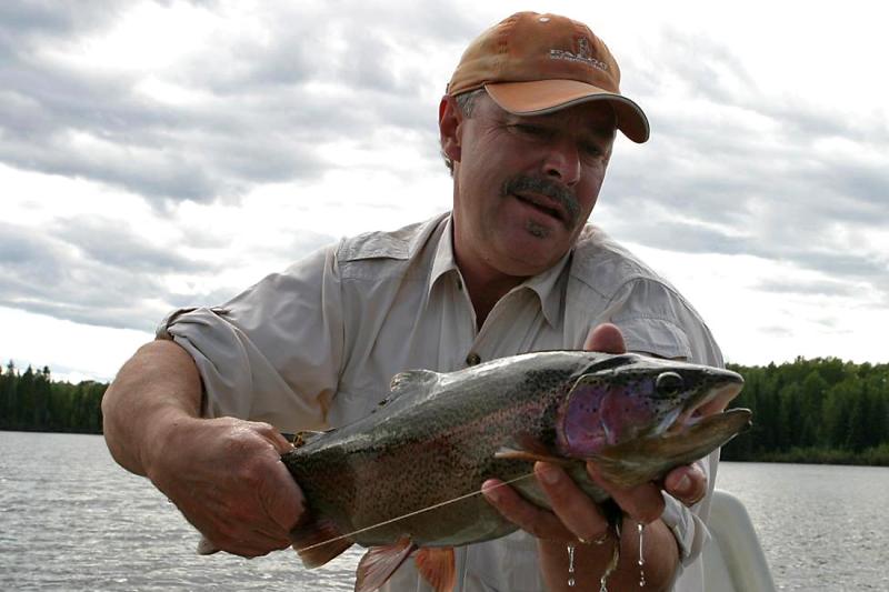 Some guy with a fish