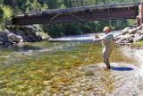 Playing a trout