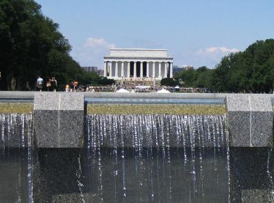 World War II Memorial, Looking Toward Lincoln