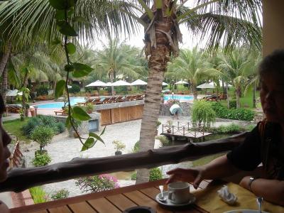 look out from Saigon Mui Ne resort' restaurant (Phan Thiet)