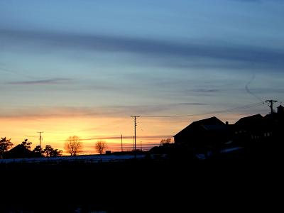 Sunset in Ekeby
