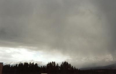 Stormclouds gathering over Leadville