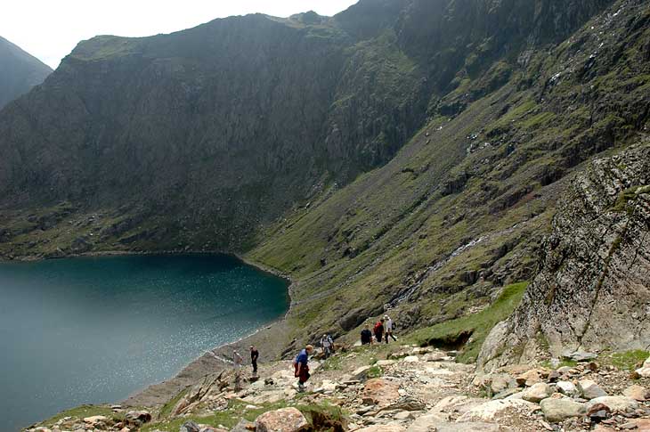 Climbing up the Miners track