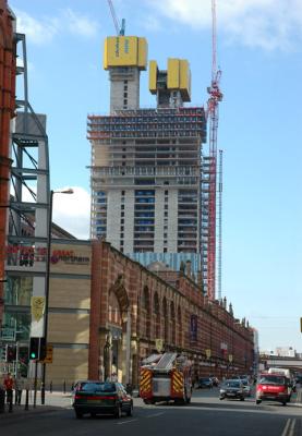 Beetham tower from Deansgate August 2005