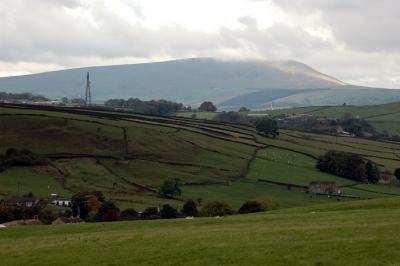 low cloud on Pendle Hill