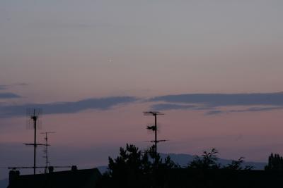 Conjonction Vnus/Mercure et Saturne