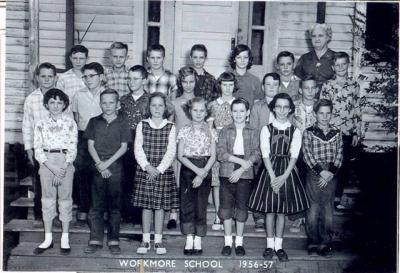 Workmore School - 1956-57 Elem. Class