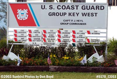 2003 - USCG Group Key West - stock photo #5170