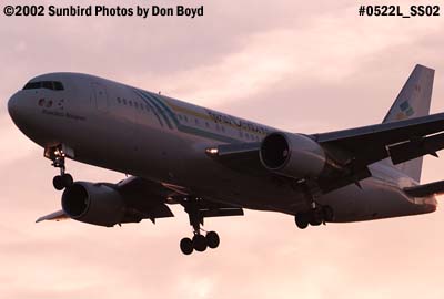 Aero Continente B767-219(ER) OB-1766 aviation airline sunset stock photo #0522L_SS02