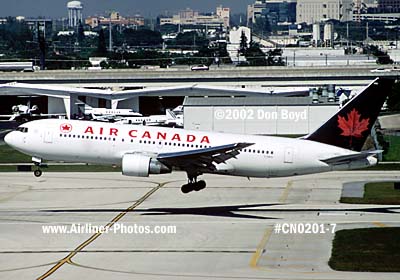 2002 - Air Canada B767 aviation stock photo #CN0201s-7