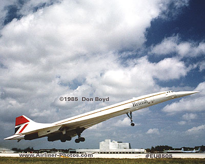 1985 - British Airways Concorde aviation airline stock photo #EU8505