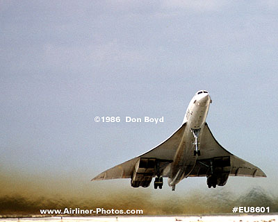 1986 - British Airways Concorde aviation airline stock photo #EU8601