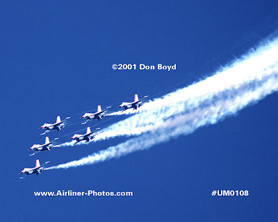 2001 - USAF Thunderbirds military aviation stock photo #UM0108
