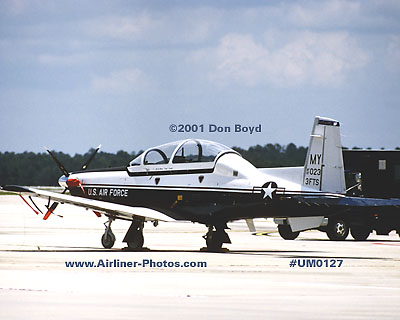 2001 - USAF Raytheon Beech T-6A Texan II 97-023 military aviation stock photo #UM0127