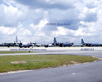 2001 - USAF C-130's at Moody AFB military aviation stock photo #UM0131
