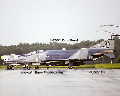 2001 - USAF F-4 Phantom II military aviation stock photo #UM0134