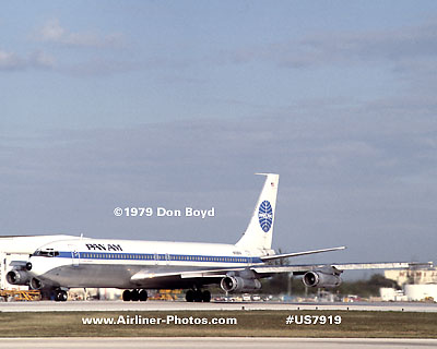 1979 - Pan Am B707-321B N896PA Clipper Norseman at MIA aviation airline stock photo #US7919