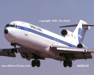 1981 - Pan Am B727-235 N4747 (ex-National) aviation airline stock photo #US8110