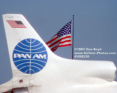 1982 - Pan Am L1011-500 N510PA Clipper George T. Baker aviation airline stock photo #US8220