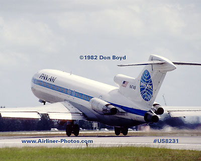 1982 - Pan Am B727-235 N4749 Clipper Quickstep (ex-National) aviation airline stock photo #US8231