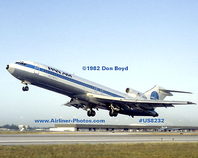 1982 - Pan Am B727-221(A) N367PA Clipper Matchless aviation airline stock photo #US8232