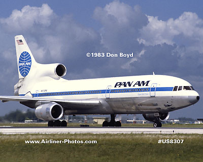 1983 - Pan Am L1011-500 N513PA Clipper Wild Duck aviation airline stock photo #US8307