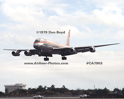 1979 - Aeromexico DC8-51 aviation airline stock photo #CA7903