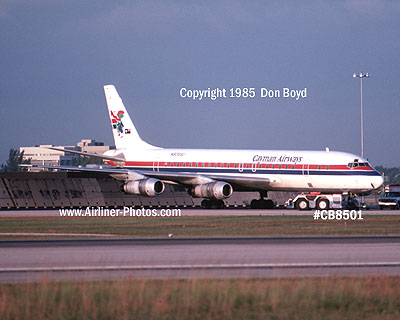 1985 - Cayman Airways DC8-52 N8064U aviation airline stock photo #CB8501