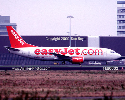 2000 - EasyJet B737-33V G-EZYG aviation airline stock photo #EU0002