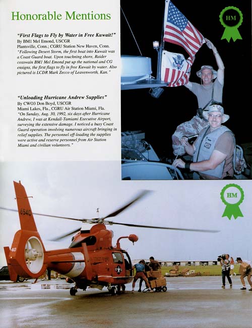 1993 - Coast Guard Reservist magazine - HH-65A photo