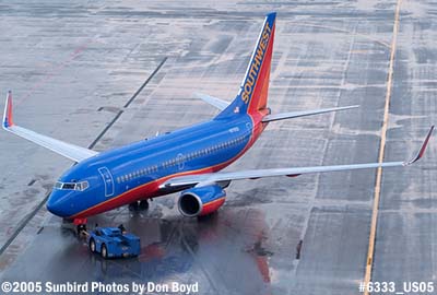 Southwest Airlines B737-7H4 N701GS aviation airline stock photo #6333
