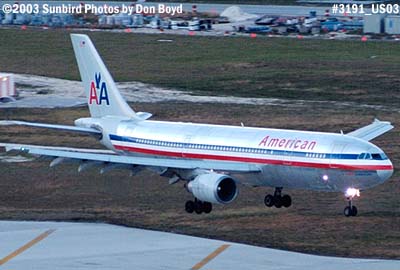 American Airlines A300-605R aviation airline stock photo #3191