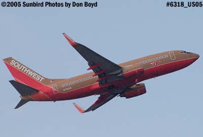 Southwest Airlines B737-7H4 N791SW aviation stock photo #6318